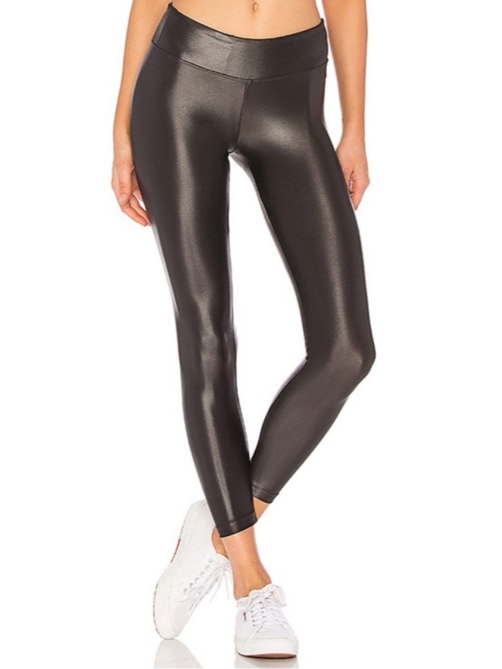Koral Lustrous Gunmetal High-Waist Performance Leggings